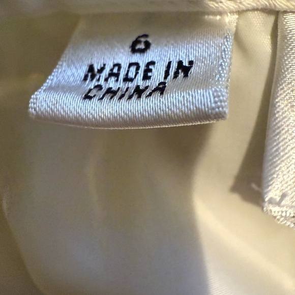 Talbots Women Sz 6 Tropical Floral Cotton Pencil Skirt Knee Length Green & White - Picture 6 of 9